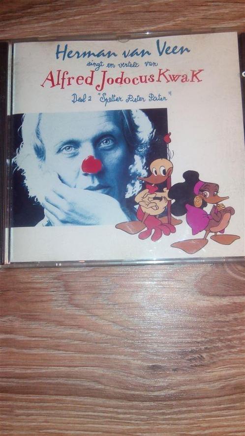 Herman Van Veen - Alfred Jodocus Kwak Deel 2, Cd's en Dvd's, Cd's | Kinderen en Jeugd, Zo goed als nieuw, Muziek, Ophalen of Verzenden