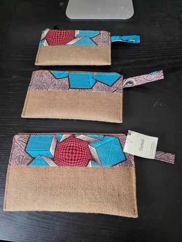 Set tasjes (toilet tasjes in 3 maten) - nieuw beschikbaar voor biedingen