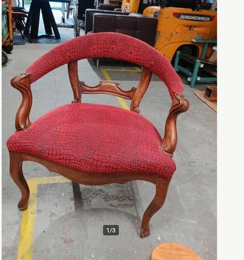 Biedemeier stoel - armleunstoel, Antiek en Kunst, Antiek | Meubels | Stoelen en Banken, Ophalen