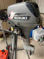 Goedlopende 15 pk Suzuki + afstandsbediening, Benzine, Buitenboordmotor, Gebruikt, Ophalen of Verzenden
