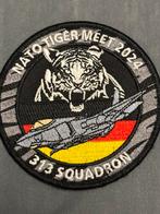 Embleem 313 SQN Nato tiger meet RNLAF, Verzenden, Luchtmacht, Nederland, Embleem of Badge