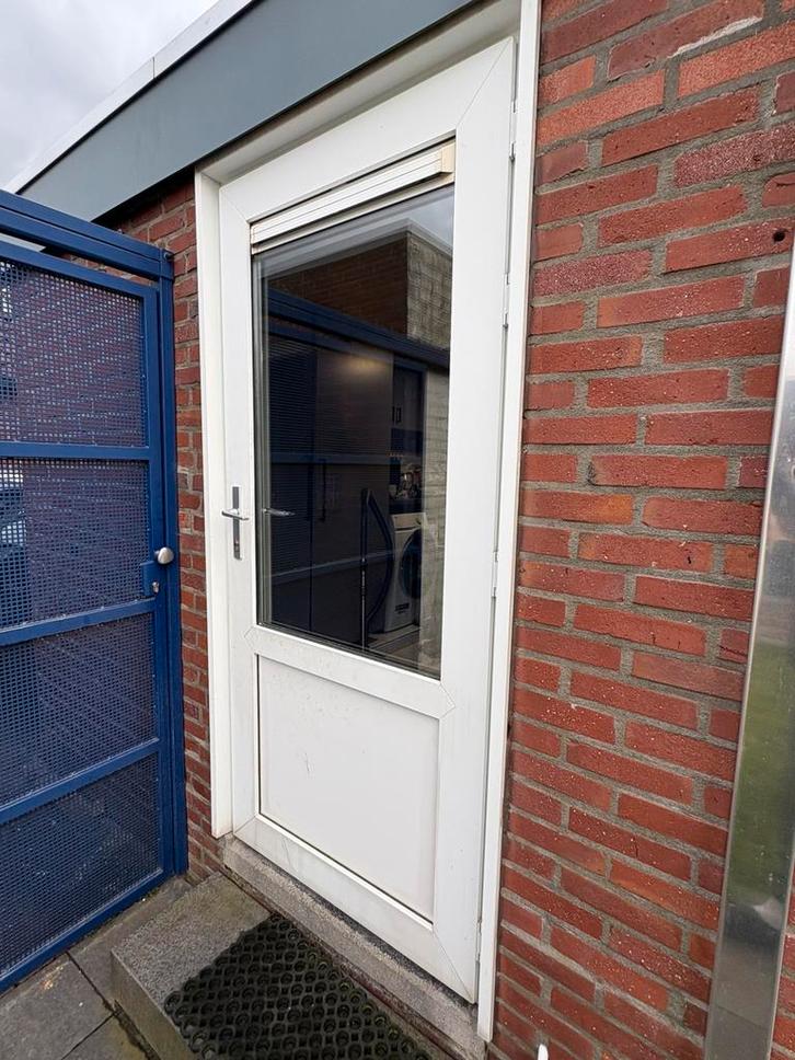 Kunststof buitendeur te koop, Doe-het-zelf en Verbouw, Deuren en Horren, Gebruikt, Buitendeur, 200 tot 215 cm, 100 tot 120 cm