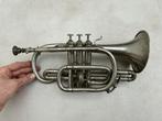 Verzilverde Trompet - Couesnon 1900 - militair(?), Muziek en Instrumenten, Blaasinstrumenten | Trompetten, Ophalen of Verzenden