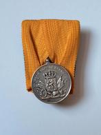 Medaille trouwe dienst 24 jr zilver onderscheiding type J, Ophalen of Verzenden, Zilver