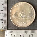 munt, 500 lire Italië 1966, zilver, zie omschrijving, Verzenden, Italië, Losse munt, Zilver