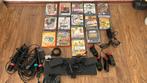 Playstation 2 met spellen, buzz en microfonen, Spelcomputers en Games, Spelcomputers | Sony PlayStation 2, Ophalen, Gebruikt, Zwart