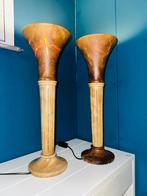 Twee vintage Spaanse Albaster lampen zware kwaliteit, Ophalen, A, A, A