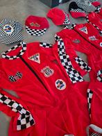 Leuke raceauto kostuums 4 stuks loopgroep, Ophalen of Verzenden, Zo goed als nieuw, Carnaval