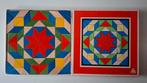 Tofa vintage Houten Tangram mozaïek puzzel 25cm x 25cm, Ophalen of Verzenden