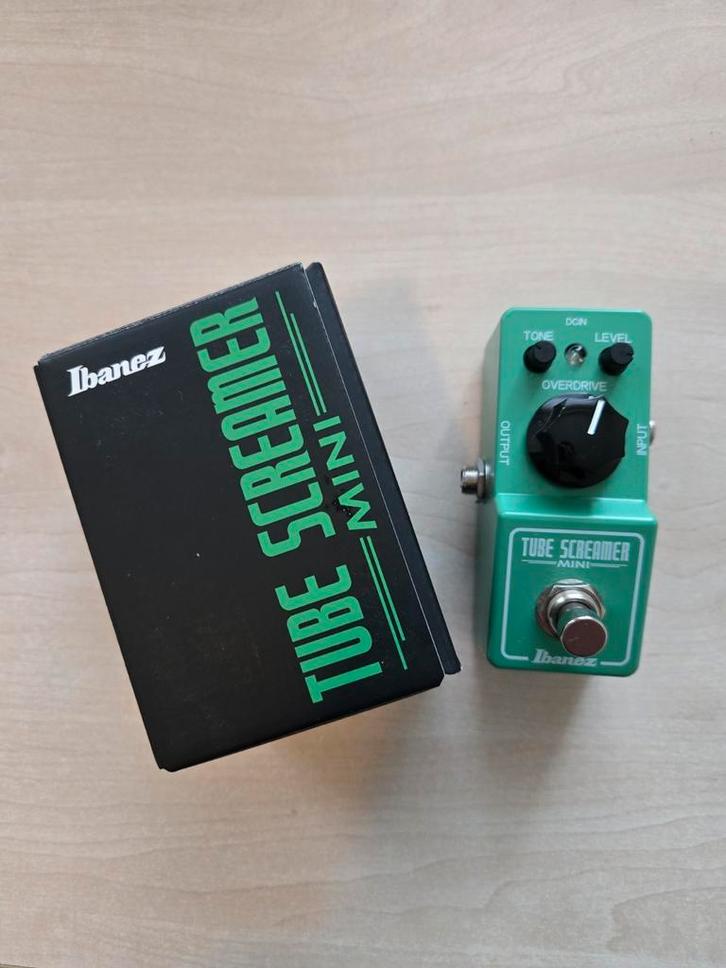 Ibanez TS Mini Tube Screamer Overdrive Pedaal, Muziek en Instrumenten, Effecten, Zo goed als nieuw, Distortion, Overdrive of Fuzz