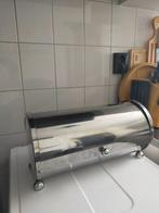 Broodtrommel roestvrij staal RVS, Ophalen, Zo goed als nieuw