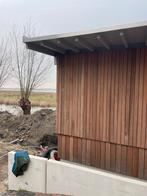 Hardhouten gevelbekleding of vlonder, B-keus, Doe-het-zelf en Verbouw, Hout en Planken, Ophalen, Minder dan 25 mm, Zo goed als nieuw