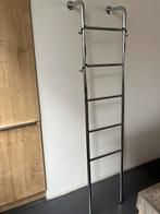 Chrome handdoekenrek -188 hoog, Gebruikt, 200 cm of meer, Metaal, Ophalen