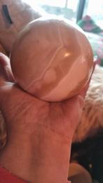 Kwarts carneool jaspis bol edelsteen gewicht circa 1,3 kg, Ophalen of Verzenden, Mineraal