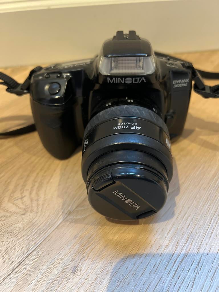 Minolta Dynax 300si analoge camera, Audio, Tv en Foto, Fotocamera's Analoog, Ophalen of Verzenden, Gebruikt, Spiegelreflex, Minolta