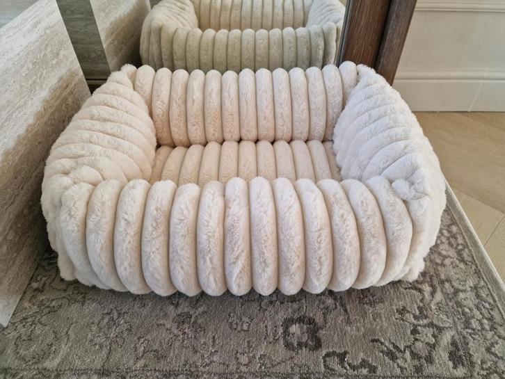 honden of katten mand beige creme, Dieren en Toebehoren, Hondenmanden, Nieuw, Pluche, Ophalen of Verzenden