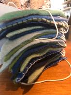 Ruim 7,5 meter zuiver wollen vlaggenljjn vlaggetjes slingers, Ophalen of Verzenden, Nieuw, Versiering, Verjaardag