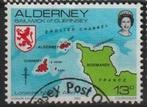 Alderney Michel 7, Verzenden, Gestempeld