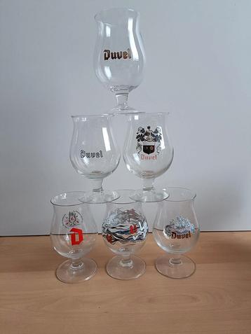6 Duvel glazen  beschikbaar voor biedingen