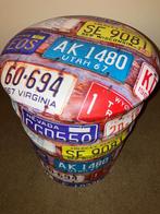 Poef / prullenbak, Huis en Inrichting, Minder dan 10 liter, Ophalen of Verzenden, Zo goed als nieuw, Minder dan 50 cm