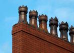 Engelse  schoorsteenkroon – Schoorsteen 19e eeuw, Ophalen of Verzenden, Steen of Klei, Minder dan 5 m², Dakpannen
