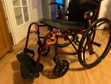 Rolstoel Excel 9.9 45cm Tuscan Red Zelfbeweger, ongebruikt!! beschikbaar voor biedingen