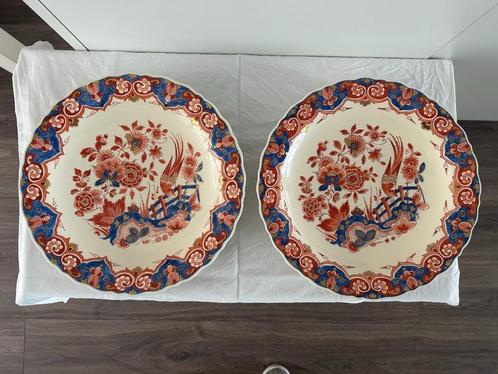 Twee handgeschilderde wandborden van De Porceleyne Fles, Antiek en Kunst, Antiek | Wandborden en Tegels, Ophalen