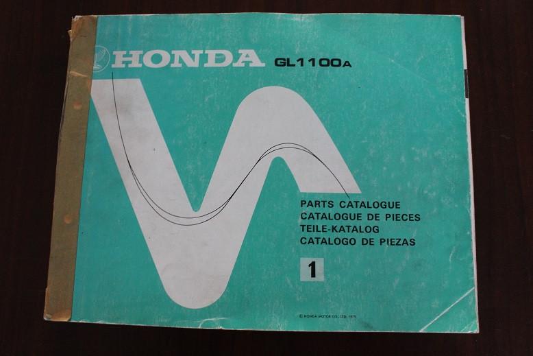 Honda GL1100a 1979 motorcycle parts catalogue GL1100 A, Motoren, Handleidingen en Instructieboekjes, Ophalen of Verzenden, Honda