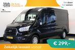 Ford Transit 2.0 TDCI 170PK Dubbele Cabine L3H2 € 17.950,0, Stof, 1995 cc, 4 cilinders, Zwart