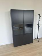 Kast met glazen deuren, Huis en Inrichting, Kasten | Vitrinekasten, Met deur(en), 100 tot 150 cm, Glas, Ophalen of Verzenden