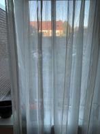 Inbetween gordijnen wit  dubbele plooi en lood onder in, 200 cm of meer, Wit, Ophalen of Verzenden, Zo goed als nieuw