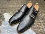 Santoni per Oger gespschoenen model 7508 maat 8 UK/EU 42, Zwart, Ophalen of Verzenden, Gespschoenen, Santoni