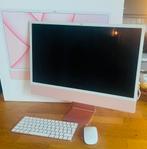Imac Apple 24 inch roze met Magic Mouse, Computers en Software, Apple Desktops, Ophalen, Zo goed als nieuw, IMac, 3 tot 4 Ghz
