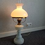 Glazen Tafellamp vintage., Huis en Inrichting, Ophalen, Gebruikt, Vintage, Glas
