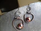 Oorbellen met zwarte parels, Sieraden, Tassen en Uiterlijk, Oorbellen, Overige materialen, Hangers, Zwart, Nieuw
