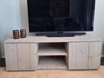 Steigerhout TV Meubel (grijsgebeitst), Huis en Inrichting, Kasten | Televisiemeubels, Ophalen, Gebruikt, 25 tot 50 cm, Minder dan 100 cm