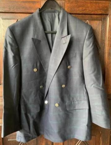 Blauw, geruit herencolbert, colbert; Commander; 54; oto 60 beschikbaar voor biedingen