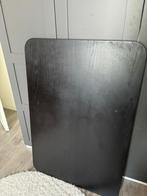 Zwart bureau 120x80cm, Huis en Inrichting, Bureaus, Ophalen, In hoogte verstelbaar, Gebruikt, Bureau