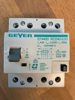 Geyer Aardlekschakelaar EF440D 40A 30mA, Ophalen of Verzenden, Nieuw, Schakelaar