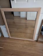 Mooie Spiegel met Houten Frame, Ophalen, Gebruikt, Rechthoekig, 75 tot 100 cm