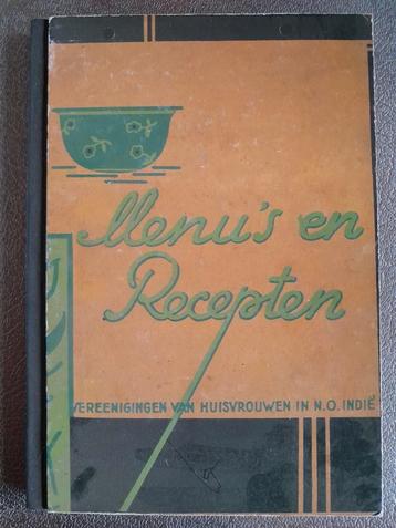 Indisch kookboek, recepten N.O. Indië beschikbaar voor biedingen