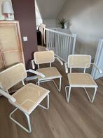 Webbing thonet model stoelen, Huis en Inrichting, Stoelen, Ophalen, Drie, Wit, Zo goed als nieuw