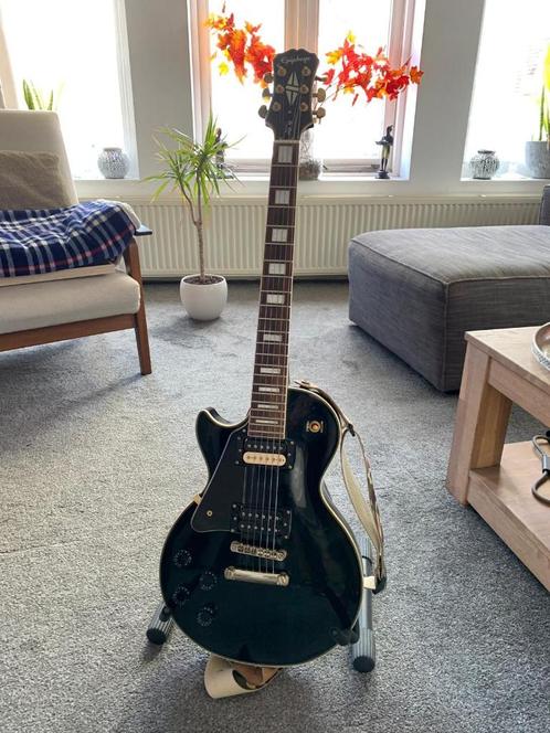 Lefty Epiphone Custom 2009 met Zebra Humbuckers!, Muziek en Instrumenten, Snaarinstrumenten | Gitaren | Elektrisch, Zo goed als nieuw