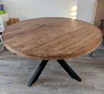 Ronde Mango Eettafel 150 cm, Ophalen, Rond, Zo goed als nieuw, Metaal