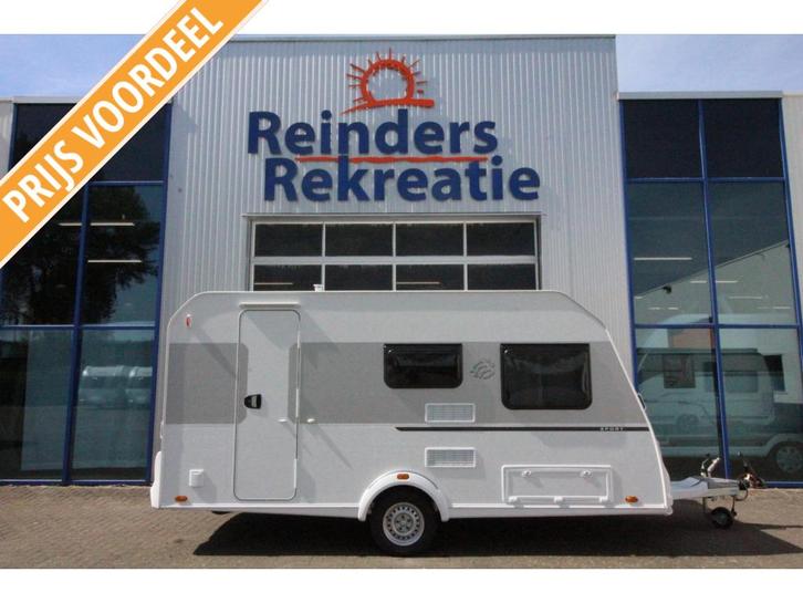 Knaus Sport 420 QD Voordeel-pakket € 2.250,-, Caravans en Kamperen, Caravans, Bedrijf, tot en met 4, 750 - 1000 kg, Treinzit, Knaus