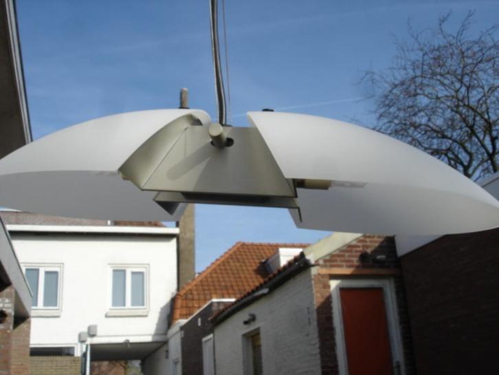 Design hanglamp ClassiCon NOX 2 pendel lamp, Huis en Inrichting, Lampen | Hanglampen, Gebruikt, Minder dan 50 cm, Glas, Metaal