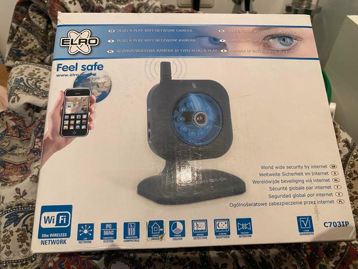ELRO C703IP Binnencamera - Nieuw in doos, Audio, Tv en Foto, Videobewaking, Nieuw, Binnencamera, Ophalen of Verzenden