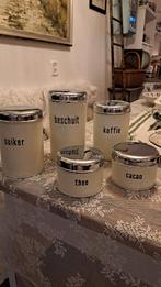 Brabantia voorraadbussen set brocante vintage antiek., Huis en Inrichting, Ophalen of Verzenden, Gebruikt