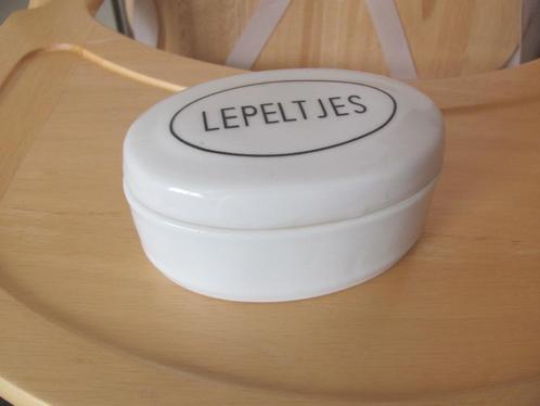 aardewerk lepeldoosje curiosa kleine lepeltjes, Antiek en Kunst, Curiosa en Brocante, Ophalen of Verzenden