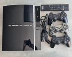 PS3 met 5 spellen, 3 controllers en afstandsbediening, Ophalen, Phat, Met 3 controllers of meer, Gebruikt